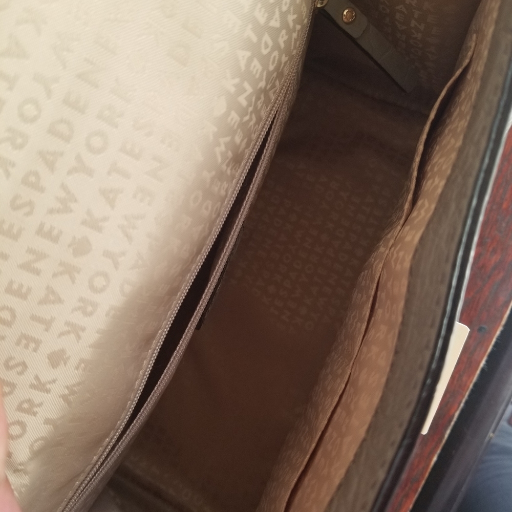 Kate Spade Doris gray croc crossbody bag - Picture 5 of 11